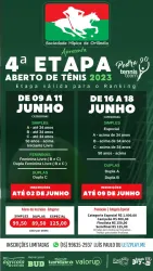 4º Aberto de Tênis 2023 - Pedra 90 - ORLÂNDIA - Categoria - C acima de 34 anos