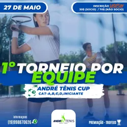1º Torneio por equipe André Tênis - CATEGORIA   B