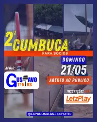 2° Cumbuca Espaço MILANI apoio Gustavo Tintas - MASCULINO