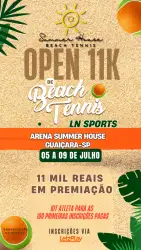 OPEN 11K DE BEACH TENNIS LN SPORTS - Masculino Iniciante