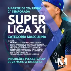 Super Liga X1 - Etapa 2/2023 - Masculina LIVRE
