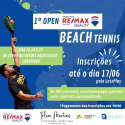 7º Etapa 2023 - CNBT 100 - 1º  OPEN REMAX/QUALITY DE BEACH TENNIS - DUPLA MASCULINA C