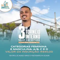 3º Torneio Interno - Duplas Feminina D