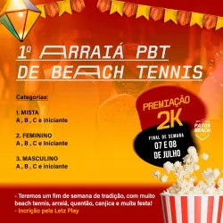1º ARRAIÁ PBT DE BEACH TENNIS  - MASCULINO B
