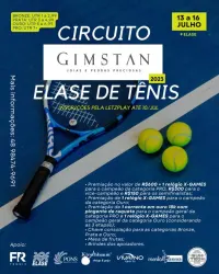 II Etapa Circuito Gimstan Jóias e Pedras Preciosas ELASE de Tênis - Prata