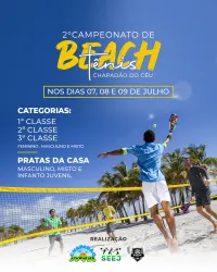 2° CAMPEONATO DE BEACH TENNIS DE CHAPADÃO DO CÉU GO 