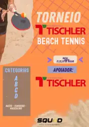 TORNEIO TISCHLER/SQU4D BEACH TENNIS - MASCULINO C