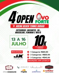4º OPEN OVO FORTE ARENA BEACH TENNIS BIRIGUI - MISTA C