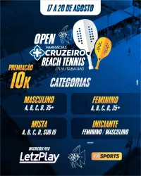 Open Farmacias Cruzeiro/Beira Rio - Ituiutaba - Dupla Mista D