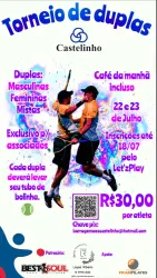 Torneio Duplas/Entrega Camisetas  - Feminina