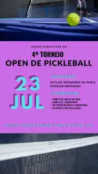 4º OPEN DE PICKLEBALL  - Intermediário Feminino