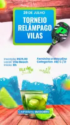 TORNEIO RELAMPAGO DAS VILAS - Duplas Masculino D