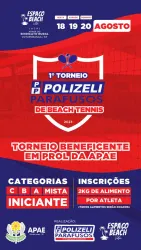 1° Torneio PoLizeli Parafusos de Beach Teniis - INICIANTE/C FEMININA