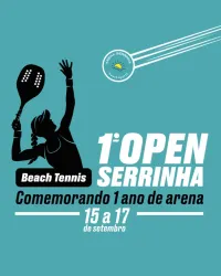 1º OPEN SERRINHA - DUPLA MASCULINA INICIANTE