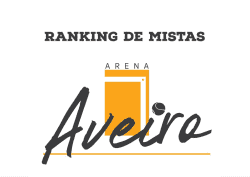 Ranking Aveiro Mistas 5ª Etapa - Mista Prata (C/B)