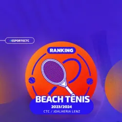 Ranking Beach Tennis CTC/Joalheria Lenz 2023/24 Masculino-G 2
