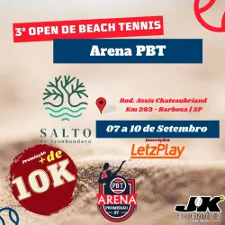 3º OPEN DE BEACH TENNIS ARENA PBT SALTO DO AVANHANDAVA - MISTA A