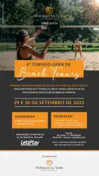 4 Torneio Open de Beach Tennis - Complexo Moradas da Serra - Dupla Feminina Iniciante