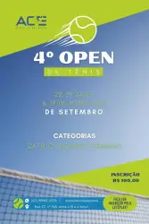 4° OPEN DE TÊNIS ACE ARENA DE ESPORTES - Categoria C ( 5° e 6°) Classe