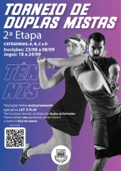TORNEIO DE DUPLAS MISTAS 2ª ETAPA - CATEGORIA A
