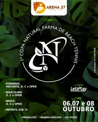 1ª COPA NATURAL FARMA DE BEACH TENNIS