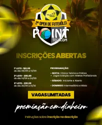 2º POINT TELECOM OPEN DE FUTEVÔLEI - INTERMEDIÃRIO
