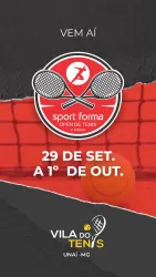 2º SPORT FORMA OPEN DE TÊNIS - 3ª CLASSE