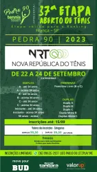 37º Aberto de Tênis 2023 - Pedra 90 - NRT - FRANCA - Categoria - Dupla B