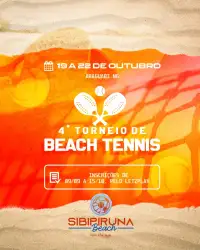 4° TORNEIO DE BEACH TENNIS SIBIPIRUNA  - MASCULINO C