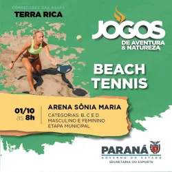 Jogos de Aventura e Natureza Beach Tennis  - MASCULINA C