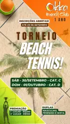Torneio Beach Tennis - Okka 1 ano - "Beach Tennis - Cat. ""D"" - Masculino"