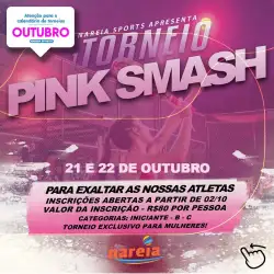 1° TORNEIO PINK SMASH  - Feminino Iniciante