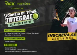 TORNEIO INTEGRADO - SIMPLES e DUPLAS - 4° CLASSE - SIMPLES