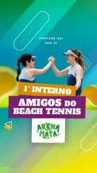 1• Torneio WR - Interno Amigos do Beach tênis Arena da Mata - Masculina C e D