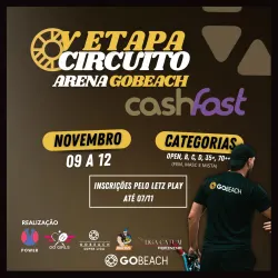 Circuito Arena GoBeach 🎾 ll edição  Cash Fast - Masculino D