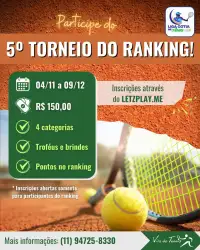5. Torneio do Ranking / 2023 - Categoria Master