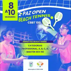 CBBT100 - 2o Paz Open Beach Tennis - AMADORES - Dupla Masculina B