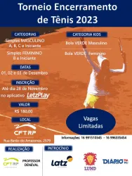 Torneio Encerramento CFTRP 2023 - Simples Masculino A
