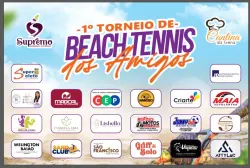1° torneio de beach tennis dos amigos - AABB - Dupla feminina - Play das amigas