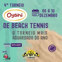 4° Torneio Oyshi de Beach Tennis - Mista C