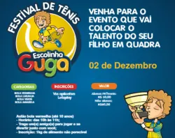 Festival Escolinha Guga FRTennis - Bola Vermelha (até 7 anos)