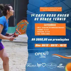 1ª Copa Dudu Pneus de Beach Tennis - Masculino D