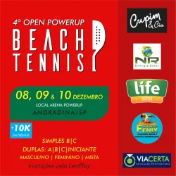 4º OPEN DE BEACH TENNIS POWERUP