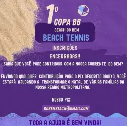 1 COPA BB - BEACH DO BEM - BEACH TENNIS  - DUPLA FEMININA C/D