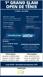 1º Grand Slam de Tênis  - 1ª Etapa - Simples Masculino C