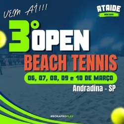 3º OPEN DE REVITALIZAÇÃO DA ARENA ATAIDE