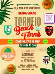 CBBT50/FPBT50 - 3º TORNEIO DAS ESTAÇÕES ETAPA VERÃO - Dupla Masculina B