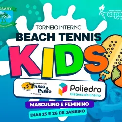 TORNEIO INTERNO ASSARY BEACH TENNIS KIDS - DUPLAS MASCULINO PRATA 