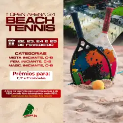 1º Open Arena 34 Beach Tenis - B MISTO
