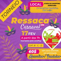 Ressaca de Carnaval  - MASCULINO C
